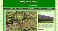 Desktop Screenshot of dalbyforestlogcabins.co.uk